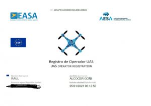 REGISTRO OPERADOR EN AESA NORMATIVA EUROPEA DRONES 2021